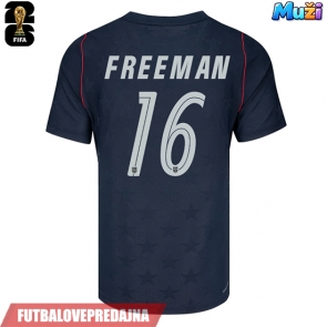 Lacne Muži Futbalové dres Spojené štáty Alex Freeman #16 MS 2026 Krátky Rukáv - Preč